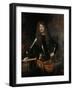 Cornelis Evertsen, Lieutenant-Admiral of Zeeland-Nicolaes Maes-Framed Art Print