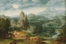 Landscape with Jupiter and Other Classical Figures in the Foreground-Cornelis Massys-Laminated Giclee Print