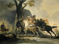 Alexander the Great at the Battle of the Granicus River in 334 BC against the Persians, 1737-Cornelis Troost-Giclee Print