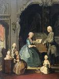 Family Group Near a Harpsichord, Cornelis Troost-Cornelis Troost-Art Print