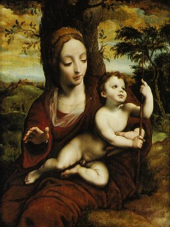 The Madonna and Child in a Landscape