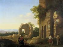 Cymon and Iphigenia, 1630-1640-Cornelis van Poelenburgh-Framed Giclee Print