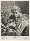 St. Luke-Cornelis Visscher-Stretched Canvas