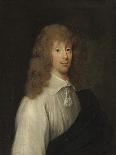 Portrait Traditionally Identified as Catherine Vane, Dressed as a Gentleman-Cornelius I Johnson-Framed Stretched Canvas