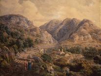 Mountain Panorama in Wales - Cader Idris-Cornelius Varley-Giclee Print