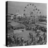 Families Enjoying the Texas State Fair-Cornell Capa-Stretched Canvas