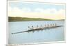 Cornell Crew on Cayuga Lake, Ithaca, New York-null-Mounted Premium Giclee Print