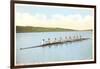 Cornell Crew on Cayuga Lake, Ithaca, New York-null-Framed Art Print