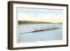 Cornell Crew on Cayuga Lake, Ithaca, New York-null-Framed Art Print