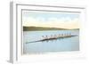 Cornell Crew on Cayuga Lake, Ithaca, New York-null-Framed Art Print