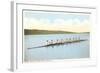 Cornell Crew on Cayuga Lake, Ithaca, New York-null-Framed Art Print