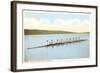 Cornell Crew on Cayuga Lake, Ithaca, New York-null-Framed Art Print