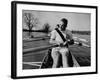 Cornell Rowing Team on Action-null-Framed Photographic Print