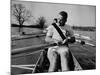 Cornell Rowing Team on Action-null-Mounted Photographic Print