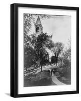 Cornell University Library New York City, NY Photo - New York, NY-Lantern Press-Framed Art Print