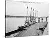 Cornell University Rowing Crew Team Photograph - Ithaca, NY-Lantern Press-Stretched Canvas