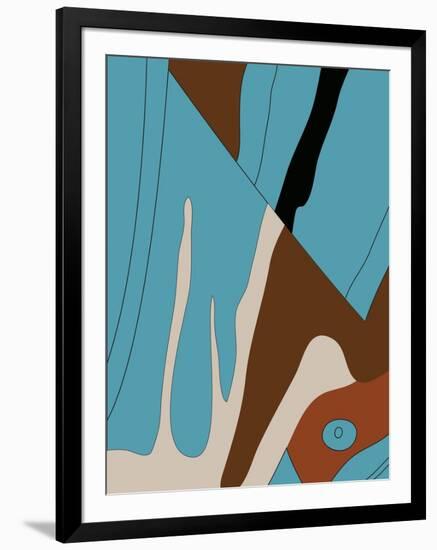 Corner Baby Blue Eye-Belen Mena-Framed Giclee Print