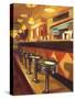 Corner Cafe-Pam Ingalls-Stretched Canvas