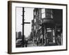 Corner Drugstore and Pedestrian Traffic on W. Oak St. in the Italian Section of Chicago-Gordon Coster-Framed Photographic Print