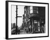 Corner Drugstore and Pedestrian Traffic on W. Oak St. in the Italian Section of Chicago-Gordon Coster-Framed Photographic Print