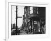 Corner Drugstore and Pedestrian Traffic on W. Oak St. in the Italian Section of Chicago-Gordon Coster-Framed Photographic Print