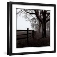 Corner Fence-Harold Silverman-Framed Art Print