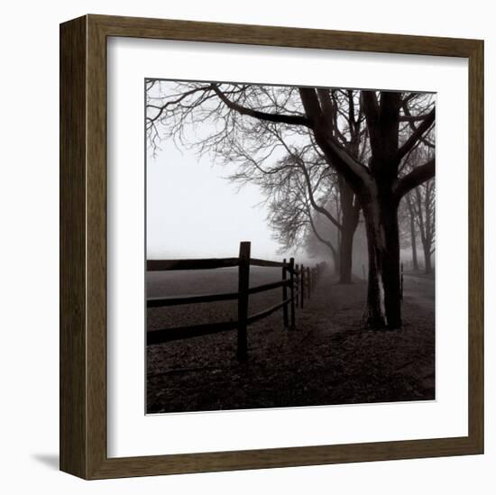 Corner Fence-Harold Silverman-Framed Art Print