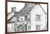 Corner House,Hartington, 2003-Vincent Alexander Booth-Framed Giclee Print