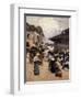 Corner Market in Concarneau-Fernand Legout-Gerard-Framed Giclee Print