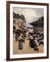 Corner Market in Concarneau-Fernand Legout-Gerard-Framed Giclee Print