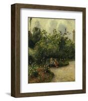 Corner of a Garden at the Hermitage, c.1877-Camille Pissarro-Framed Art Print