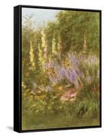 Corner of a Garden-Helen Allingham-Framed Stretched Canvas