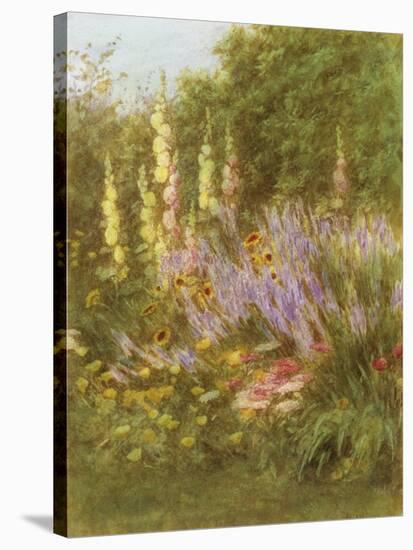 Corner of a Garden-Helen Allingham-Stretched Canvas