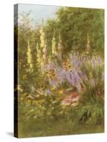 Corner of a Garden-Helen Allingham-Stretched Canvas