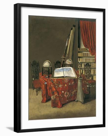 Corner of a Library, 1711-Jan Van Der Heyden-Framed Giclee Print