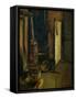 Corner of a Painter's Studio, the Stove-Eugene Delacroix-Framed Stretched Canvas