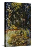 Corner of a Pond with Waterlilies, 1918-Claude Monet-Stretched Canvas