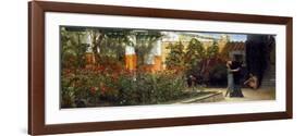 Corner of a Roman Garden, 1878-Sir Lawrence Alma-Tadema-Framed Giclee Print