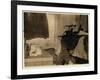 Corner of a Shack Used by Pickers on Theodore Budd's Bog-Lewis Wickes Hine-Framed Premium Photographic Print