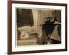 Corner of a Shack Used by Pickers on Theodore Budd's Bog-Lewis Wickes Hine-Framed Photographic Print