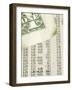 Corner of American Dollar Bill on Newspaper Stock Market Report-null-Framed Photographic Print