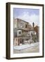 Corner of Cheyne Walk and Lawrence Street, Chelsea, London, 1883-John Crowther-Framed Giclee Print