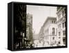 Corner of Fifth Avenue and Wood Street, Pittsburgh, Pa.-null-Framed Stretched Canvas