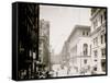 Corner of Fifth Avenue and Wood Street, Pittsburgh, Pa.-null-Framed Stretched Canvas