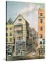 Corner of Fleet Street and Chancery Lane-William Alexander-Stretched Canvas