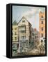 Corner of Fleet Street and Chancery Lane-William Alexander-Framed Stretched Canvas