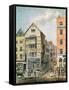 Corner of Fleet Street and Chancery Lane-William Alexander-Framed Stretched Canvas