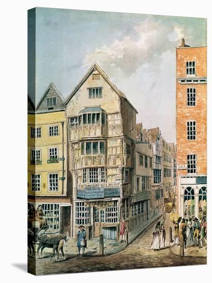 Corner of Fleet Street and Chancery Lane-William Alexander-Stretched Canvas
