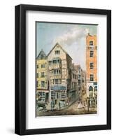 Corner of Fleet Street and Chancery Lane-William Alexander-Framed Giclee Print