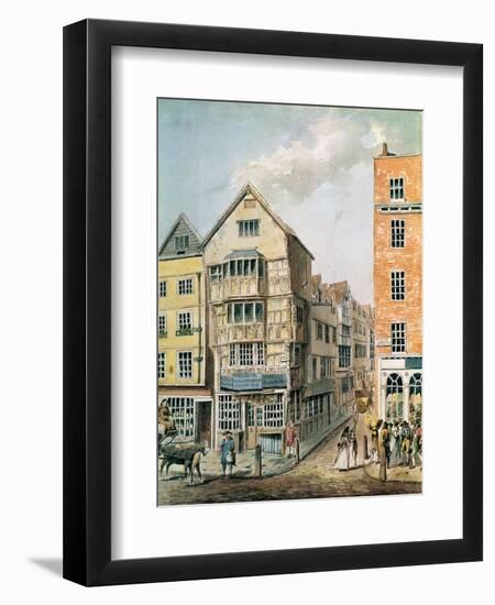 Corner of Fleet Street and Chancery Lane-William Alexander-Framed Giclee Print